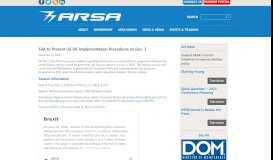 
							         From the UK CAA – U.S. MIP Signed – ARSA								  
							    
