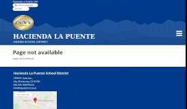 
							         Front Office Support - Hacienda La Puente Unified School District								  
							    
