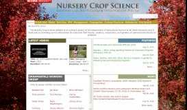 
							         Front Page — Nursery Crop Science								  
							    