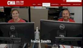
							         Frontier Benefits | CWA Local 1298, CT								  
							    