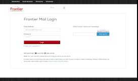 
							         Frontier Mail Login - Frontier Mail - Frontier Communications								  
							    