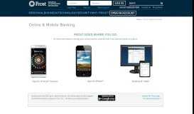 
							         Frost Online & Mobile Banking | Frost - Frost Bank								  
							    