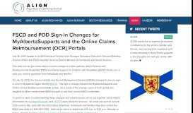 
							         FSCD and PDD Sign-in Changes for MyAlbertaSupports and ...								  
							    