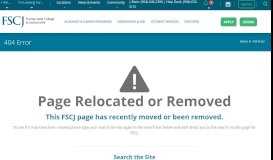 
							         FSCJ Website Error Submissions - Florida State College at Jacksonville								  
							    