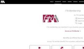 
							         FTA Membership - Flexographic Technical Association								  
							    