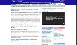
							         FTAs | VOX, CEPR Policy Portal - VoxEU								  
							    