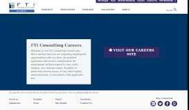 
							         FTI Consulting Careers | Students | Professionals | Employment								  
							    