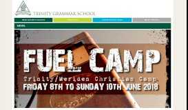 
							         'Fuel Camp' is coming soon! | Trinity Grammar School								  
							    