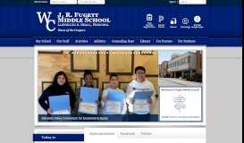 
							         Fugett MS / Homepage - West Chester Area School District								  
							    