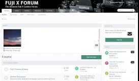 
							         Fuji X Forum: Forums								  
							    