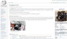 
							         Fujifilm X-T2 - Wikipedia								  
							    