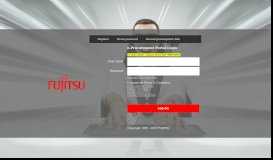 
							         Fujitsu e-Procurement Portal Login								  
							    