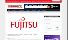 
							         Fujitsu to support 100,000 Defence Personnel through National ...								  
							    