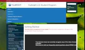 
							         Fulbright Student Program - Applicants								  
							    