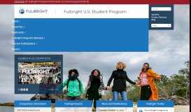 
							         Fulbright Student Program - Home Page								  
							    