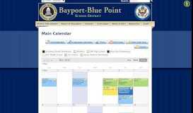 
							         Full Calendar - Bayport-Blue Point School District								  
							    