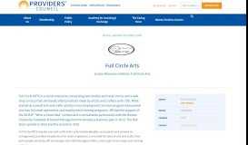 
							         Full Circle Arts - Providers' Council								  
							    