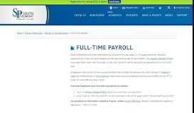 
							         Full-Time Payroll | South Piedmont Community College								  
							    
