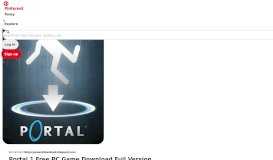 
							         Full Version PC Games Free Download: Portal 1 Free PC Game ...								  
							    