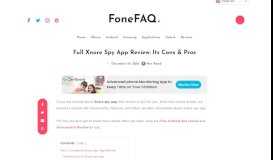 
							         Full Xnore Spy App Review: Its Cons & Pros - iTunes for Android								  
							    