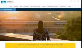 
							         Fully Employed MBA | UCLA Anderson School of Management								  
							    
