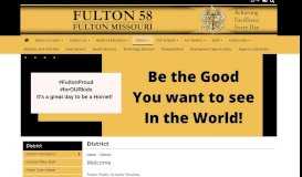 
							         Fulton 58 - Welcome to Fulton Public Schools!								  
							    