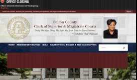 
							         Fulton County Superior Court, GA | Official Website								  
							    