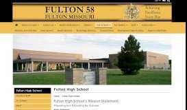 
							         Fulton High School - Fulton 58								  
							    