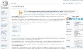 
							         Fulton Hogan - Wikipedia								  
							    