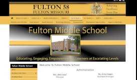 
							         Fulton Middle School - Fulton 58								  
							    