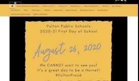 
							         Fulton Public Schools								  
							    