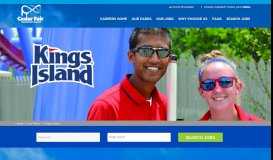 
							         Fun Jobs at Kings Island | Search Park Jobs and Apply Online Now								  
							    