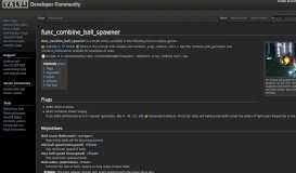 
							         func_combine_ball_spawner - Valve Developer Community								  
							    