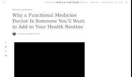 
							         Functional medicine doctor: Why you should start seeing one | Well+ ...								  
							    