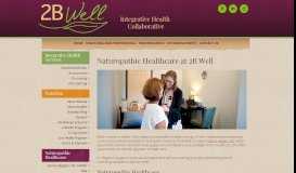 
							         Functional Medicine FAQ - Naturopathic Medicine Springfield - 2B Well								  
							    