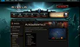 
							         Fundamentals - Game Guide - Diablo III								  
							    