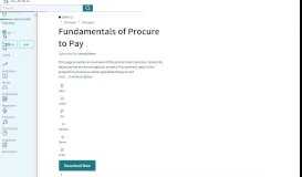 
							         Fundamentals of Procure to Pay | Procurement | Invoice - Scribd								  
							    