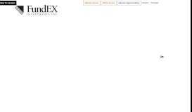 
							         FundEX Investments Inc.								  
							    