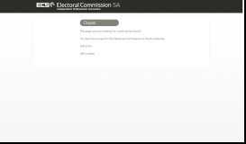 
							         Funding and Disclosure Portal - Electoral Commission SA								  
							    