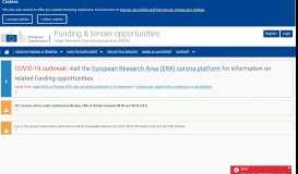 
							         Funding and Tenders Portal - European Commission								  
							    