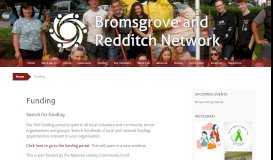 
							         Funding | Bromsgrove and Redditch Network								  
							    