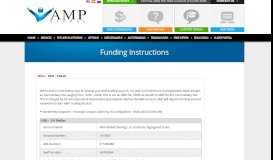 
							         Funding Instructions - AMP Futures								  
							    