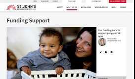 
							         Funding Support: Individuals & Charities in Bath | St Johns Foundation								  
							    