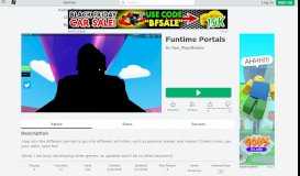 
							         Funtime Portals - Roblox								  
							    