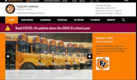 
							         Fuquay-Varina Middle School / Homepage								  
							    