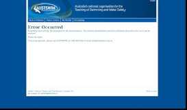 
							         Further Details - AUSTSWIM - Membership Portal								  
							    