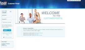 
							         Fusion Customer Portal								  
							    