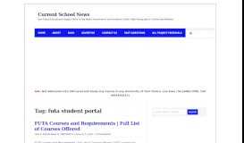 
							         futa student portal Archives - Current School News : Current School ...								  
							    