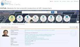 
							         FUTUR. Portal de la Producció Científica dels Investigadors de la UPC.								  
							    