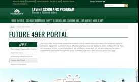 
							         Future 49er Portal | Levine Scholars Program | UNC Charlotte								  
							    